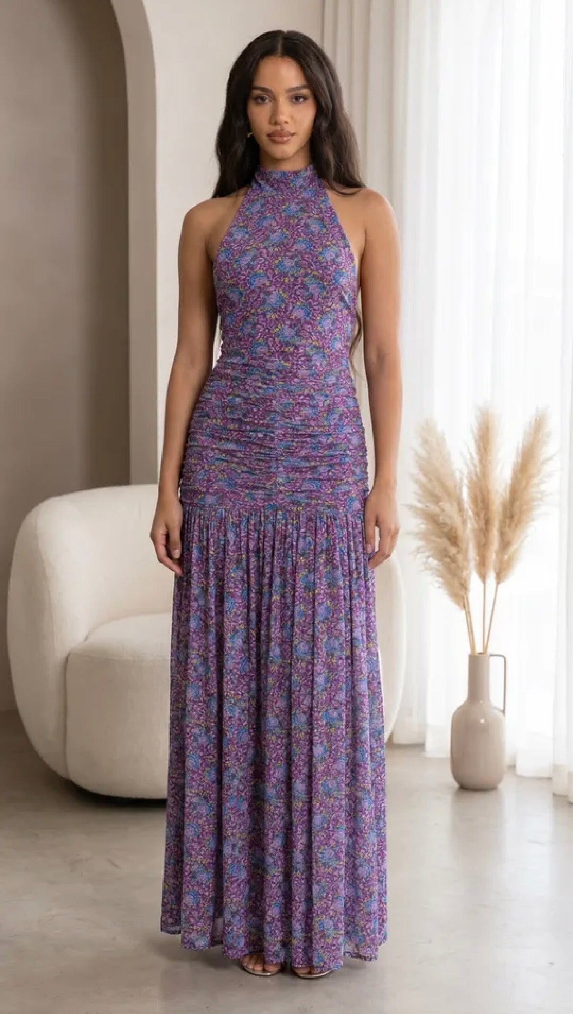 Cromwell Dress - Retro Ditsy