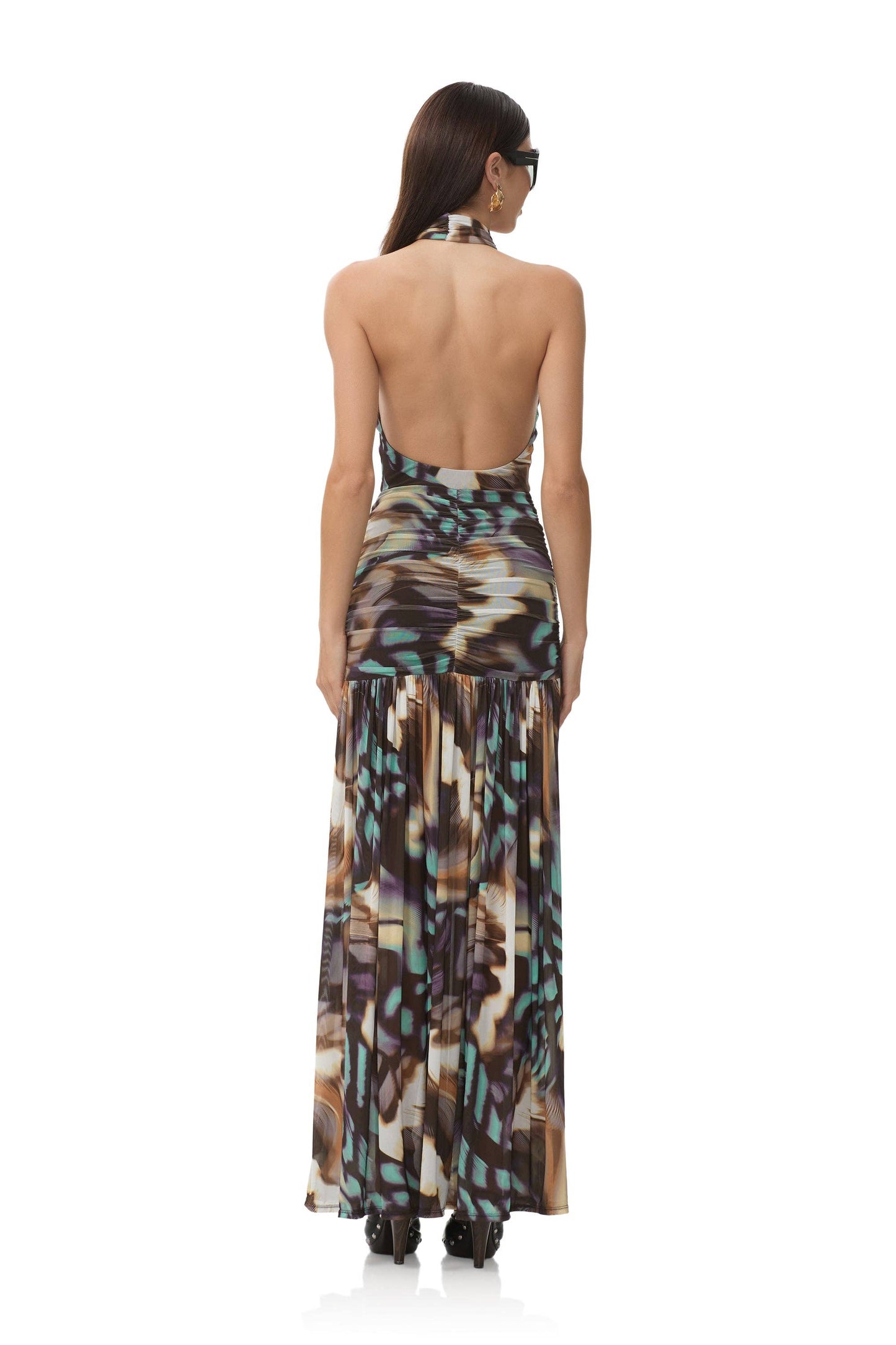 Cromwell Dress - Feather Swirl