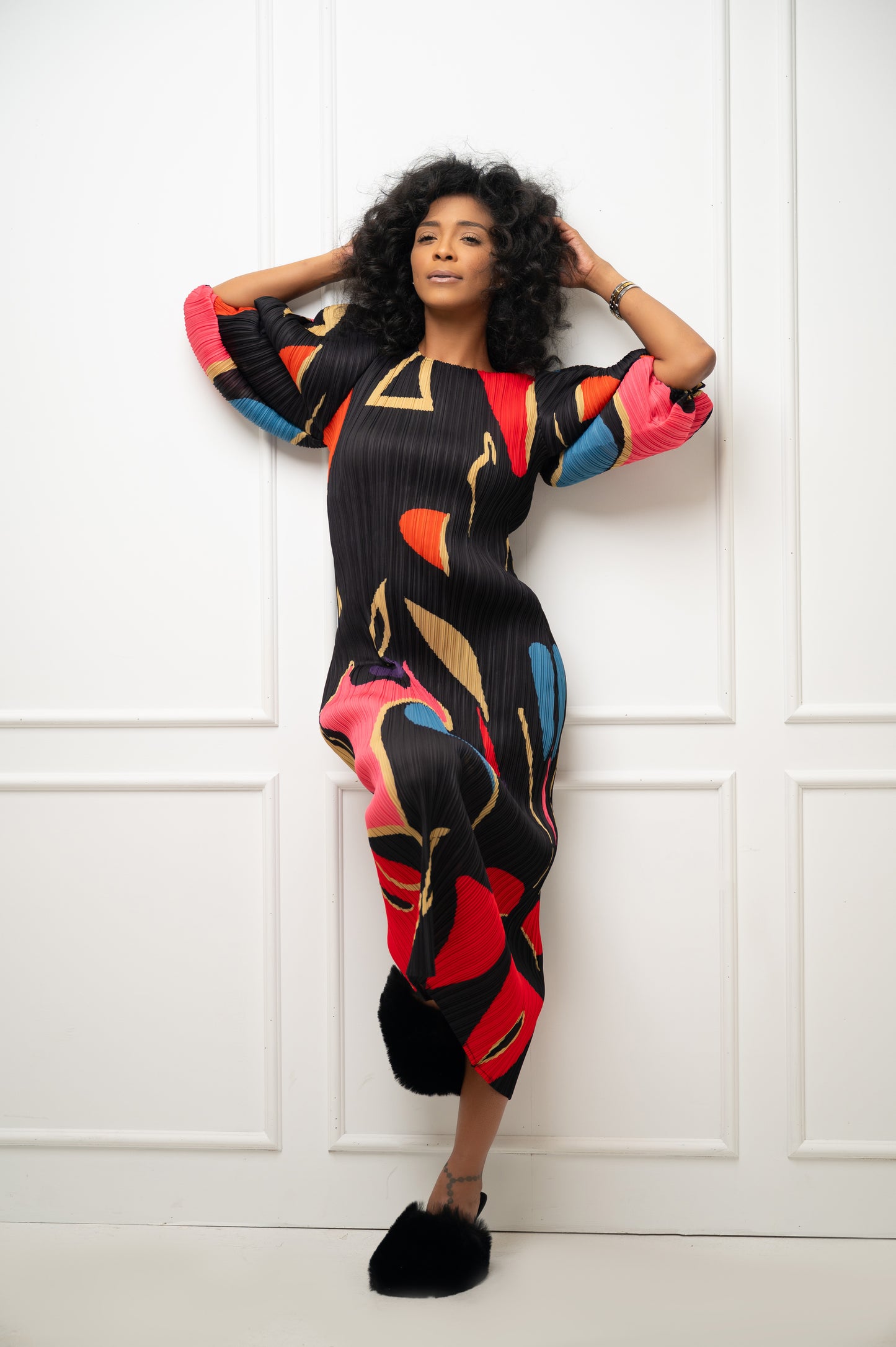 Swirl Abstract Dress